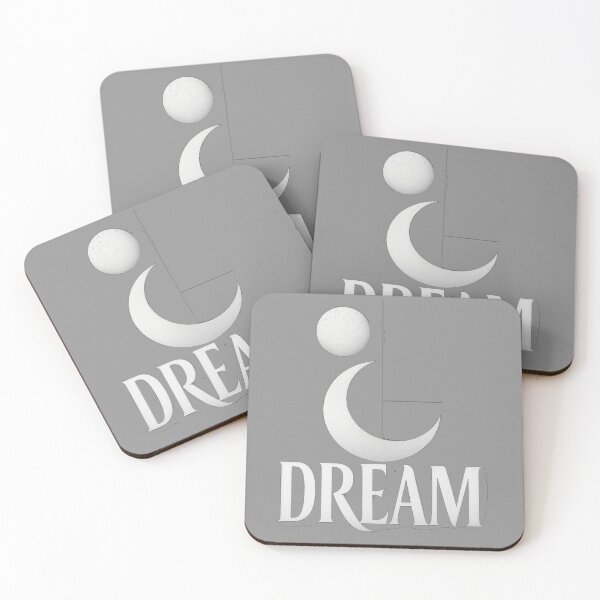 Item preview, Dream Logo T-Shirt – Minimal Moon & Typography Aesthetic Tee designed and sold by KDesignCrafts.