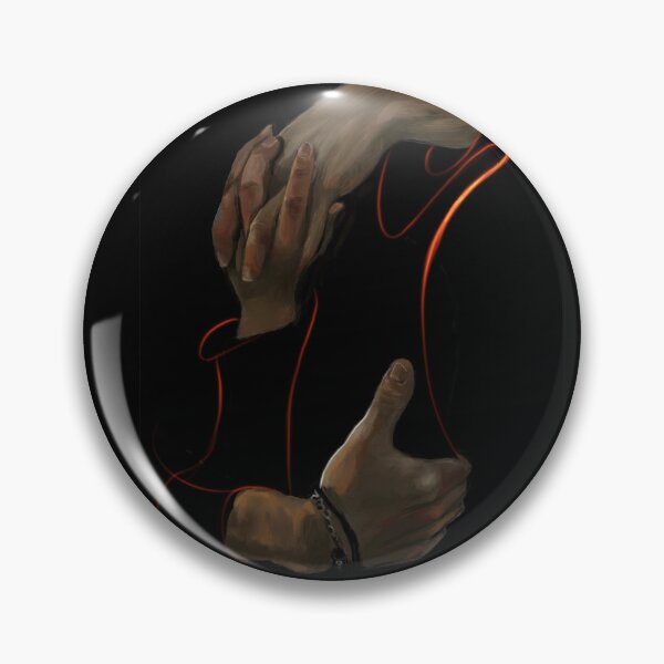 Item preview, Surreal Floating Hands Digital Painting – Emotional Art with Red Strings designed and sold by jassoart.
