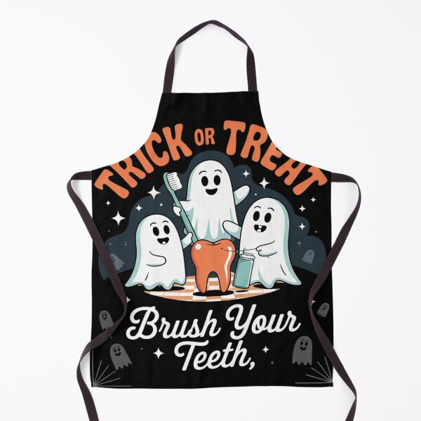 Item preview, Trick Or Treat Brush Your Teeth Halloween Cute Dentist designed and sold by RoyTill0Art.