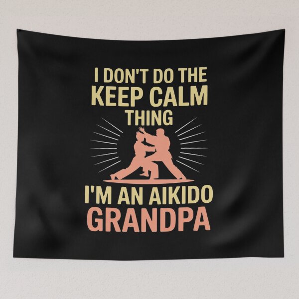 Item preview, I Don’t Stay on Task I'm an Aikido Martial Grandpa designed and sold by FranzFriesen.