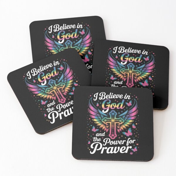 Item preview, I Believe in God and The Power of Prayer Butterfly Cross designed and sold by HaileyRobel.