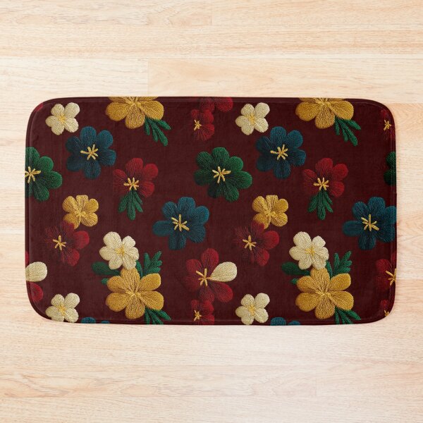 Item preview, Beautiful Vibrant Floral Embroidered Print For Hostess Gift designed and sold by RoyalStarsPatts.
