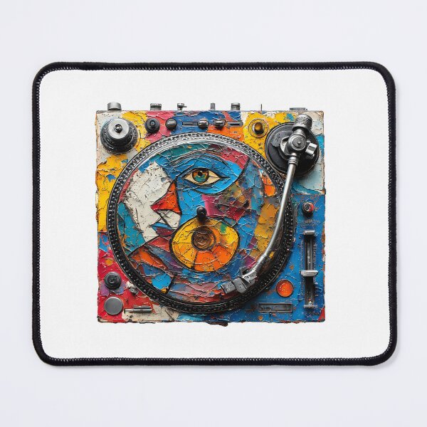 Item preview, DJ Turntable Art | Minimal Contemporary Music Design | Techno & House Vibes designed and sold by OzzFrequency.