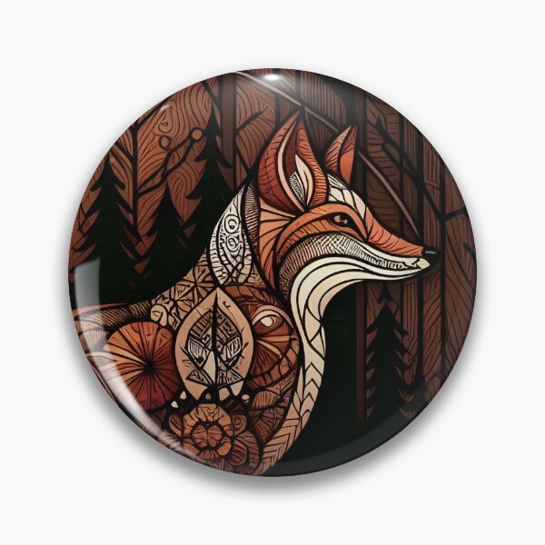Item preview, Fox of Adaptability Art Print| Geometric Spirit Animal Poster | Cunning Intelligence Wall Decor designed and sold by DMicolo.