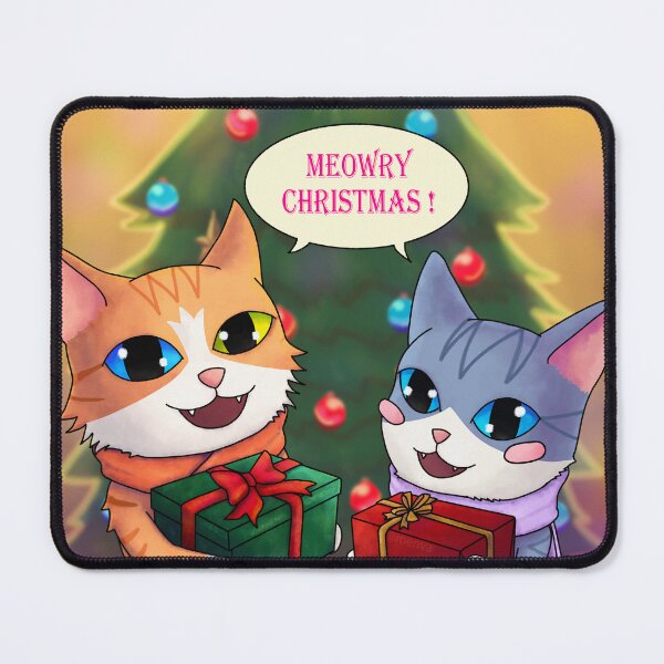 Item preview, Meowry Christmas | Cats |Moewtens & Greyce designed and sold by Roenva.