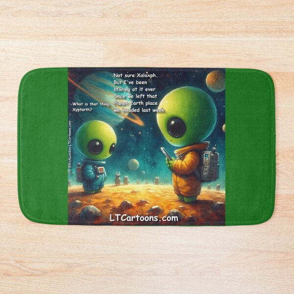 Item preview, Space Alien Addicted To Smart Phone  designed and sold by Rick London Gifts.