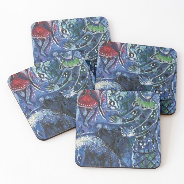 Item preview, Marc chagall - Circus on blue background designed and sold by philippesurRB.