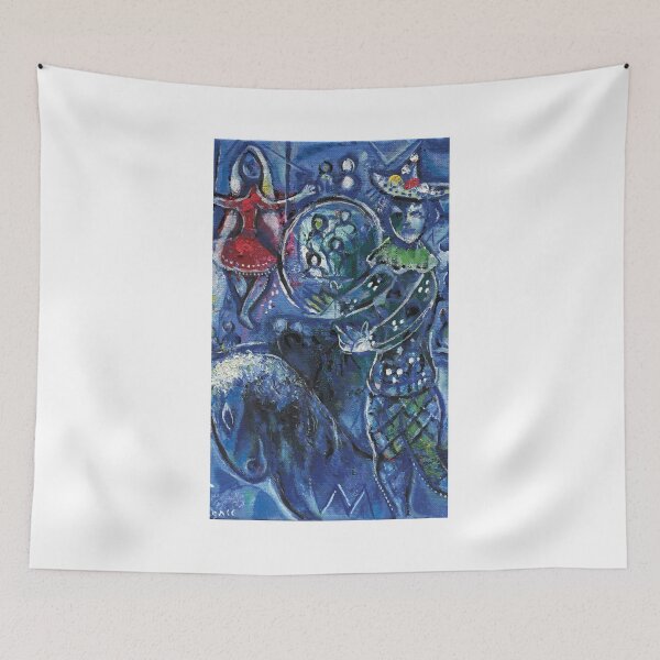 Item preview, Marc chagall - Circus on blue background designed and sold by philippesurRB.