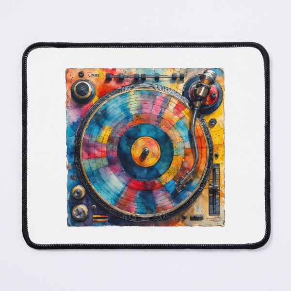 Item preview, DJ Turntable Art | Minimal Contemporary Music Design | Techno & House Vibes designed and sold by OzzFrequency.