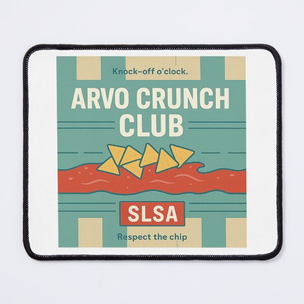 Item preview, Arvo Crunch Club — Coastal Dip Run | Aussie Chips & Salsa designed and sold by POD DYNASTY.