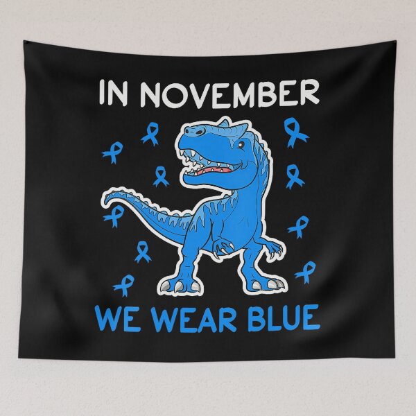 Item preview, Blue November Quote Support Style Bow Month Vintage designed and sold by Williammarger.