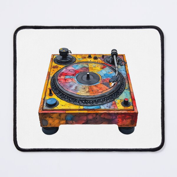 Item preview, DJ Turntable Art | Minimal Contemporary Music Design | Techno & House Vibes designed and sold by OzzFrequency.