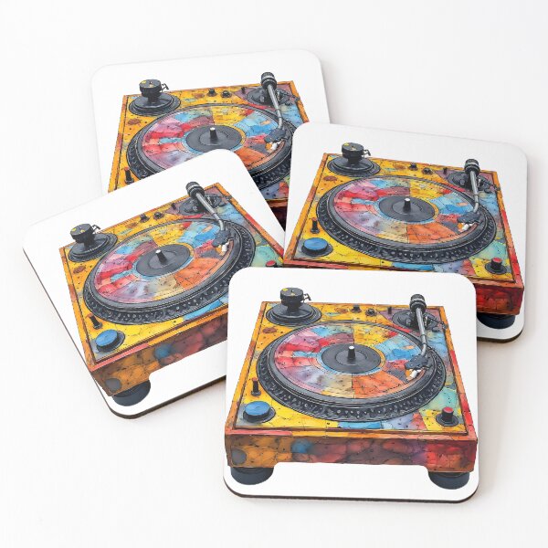 Item preview, DJ Turntable Art | Minimal Contemporary Music Design | Techno & House Vibes designed and sold by OzzFrequency.