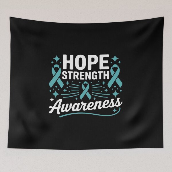 Item preview, Hope Strength Awareness Motivational designed and sold by FranzFriesen.