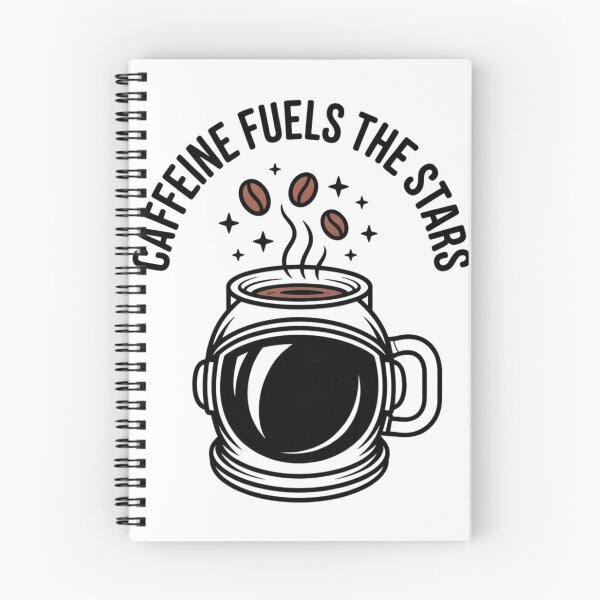 Item preview, CAFFEINE FUELS THE STARS designed and sold by DigiLuxeArt.