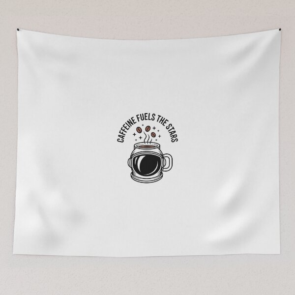 Item preview, CAFFEINE FUELS THE STARS designed and sold by DigiLuxeArt.