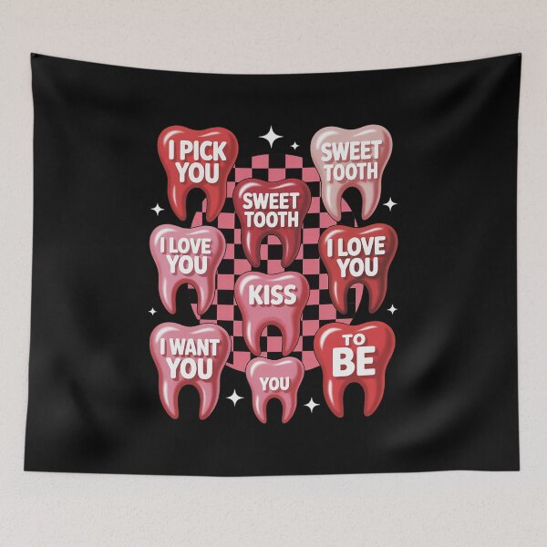 Item preview, Valentines Dentist Dental Hygienist Tooth Candy Conversation designed and sold by RuthGAArt.