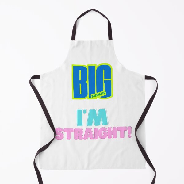 Item preview, Big News, I'm Straight! designed and sold by LOST GAY LONDON.