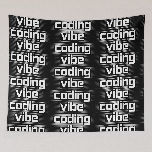 Item preview, Vibe Coding Trust The Process Programmer Meme designed and sold by SplashTastic.