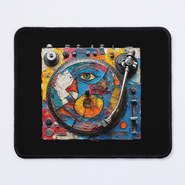 Item preview, DJ Turntable Art | Minimal Contemporary Music Design | Techno & House Vibes designed and sold by OzzFrequency.