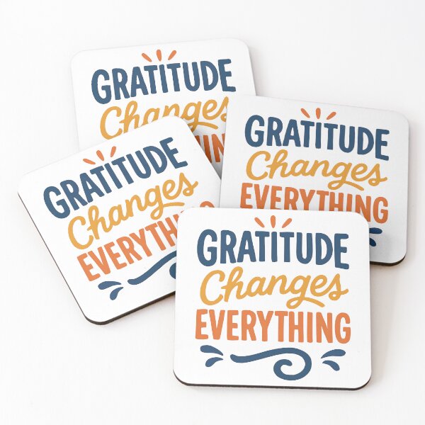 Item preview, Gratitude Changes Everything Motivational Quote Design. designed and sold by The-T-In-Retro.