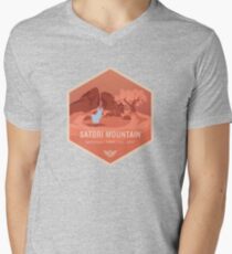 Satori-Gebirgsnationalpark T-Shirt mit V-Ausschnitt