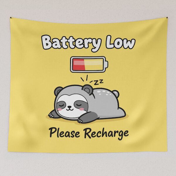 Item preview, Battery Low, Please Recharge designed and sold by xmoudx.