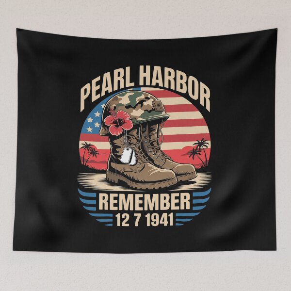 Item preview, Hawaii USA Flag Pearl Harbor Memorial Day Gifts designed and sold by FranzFriesen.