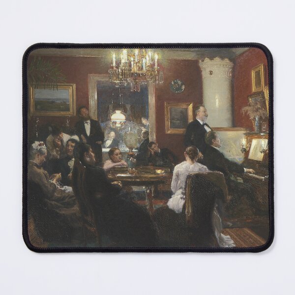 Item preview, Portrait of a Lamplit Interior (1889) - Viggo Johansen designed and sold by SALON DES ARTS.