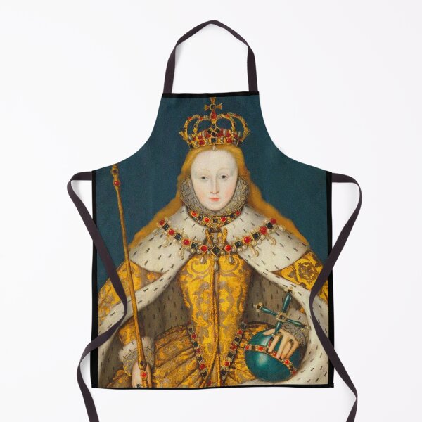 Item preview, Queen Elizabeth I of England and Britain vintage portrait designed and sold by Vintage Designs +.