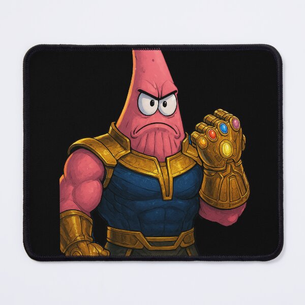 Item preview, Patrick Starfish as the Cosmic Villain Mash‑up Art Tee & Merch designed and sold by JMVasquez.