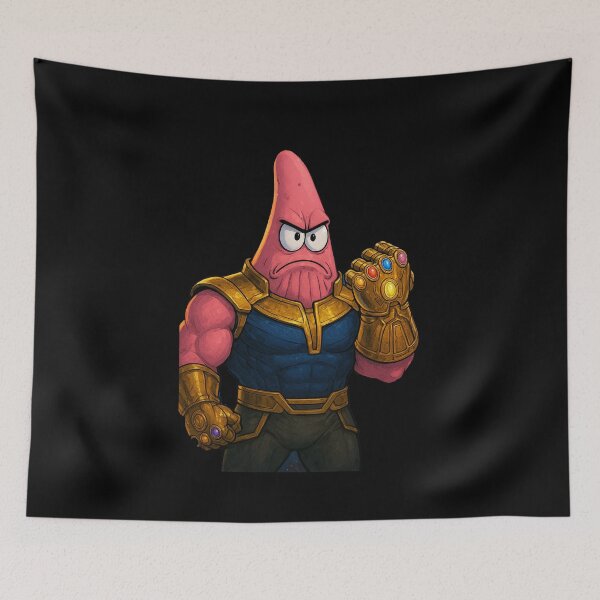 Item preview, Patrick Starfish as the Cosmic Villain Mash‑up Art Tee & Merch designed and sold by JMVasquez.