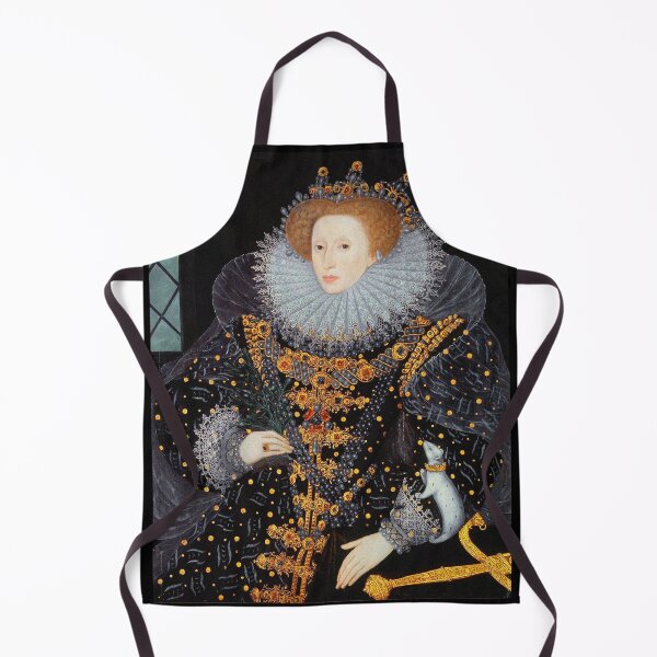 Item preview, Queen Elizabeth I of England and Britain vintage portrait designed and sold by Vintage Designs +.