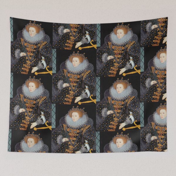 Item preview,  Queen Elizabeth I of England and Britain vintage portrait designed and sold by Vintage Designs +.