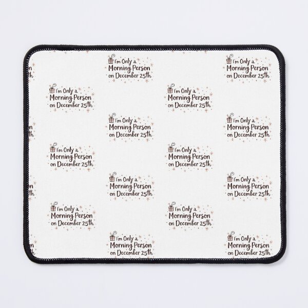 Item preview, I’m Only A Morning Person On December 25th | Funny Christmas Quote designed and sold by Katedesignz.