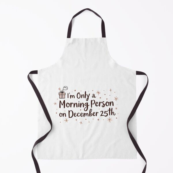 Item preview, I’m Only A Morning Person On December 25th | Funny Christmas Quote designed and sold by Katedesignz.