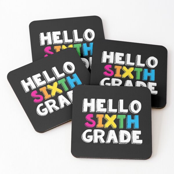 Item preview, Hello Sixth Grade designed and sold by teesaurus.