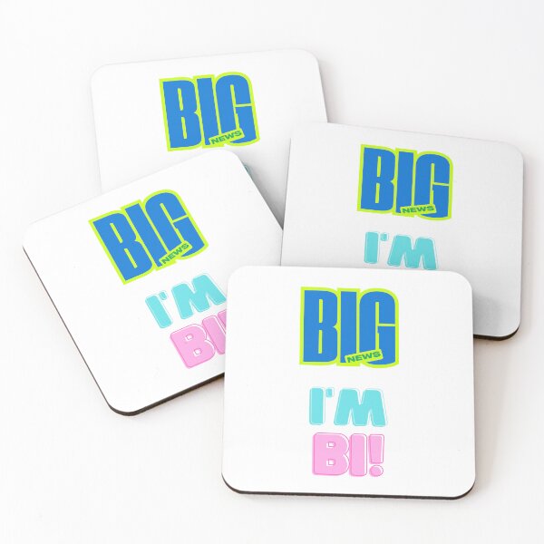 Item preview, Big News, I'm Bi! designed and sold by LOST GAY LONDON.