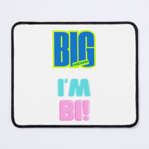 Item preview, Big News, I'm Bi! designed and sold by LOST GAY LONDON.