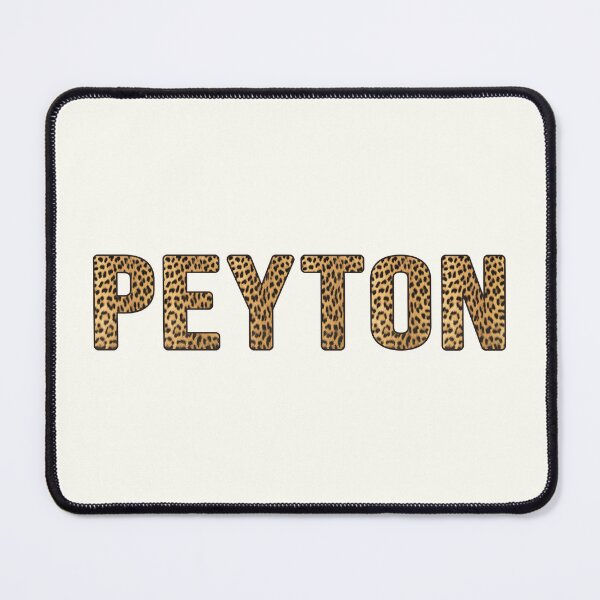 Item preview, Peyton Name Leopard Print designed and sold by Jeallan Designs.