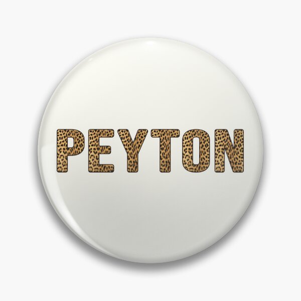 Item preview, Peyton Name Leopard Print designed and sold by Jeallan Designs.