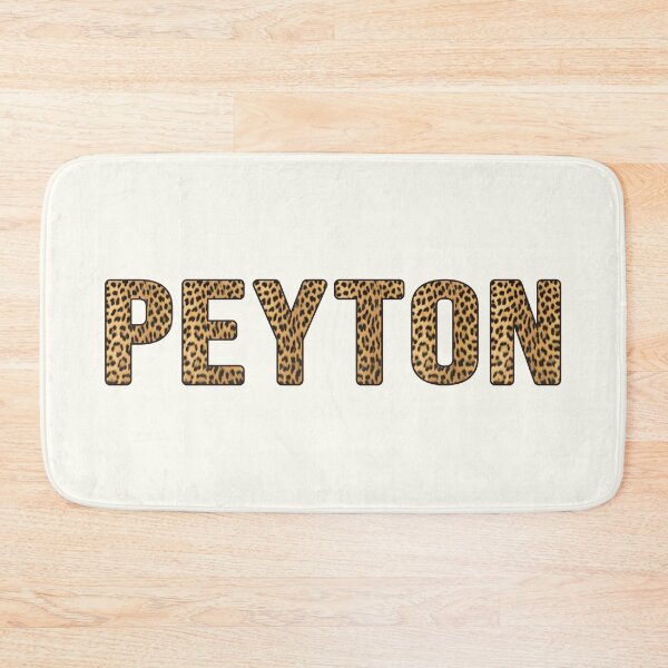 Item preview, Peyton Name Leopard Print designed and sold by Jeallan Designs.