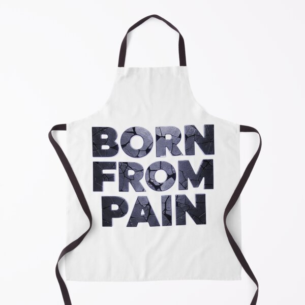 Item preview, Born From Pain – Transparent Dark Emotional Typography designed and sold by Happyfreedom.