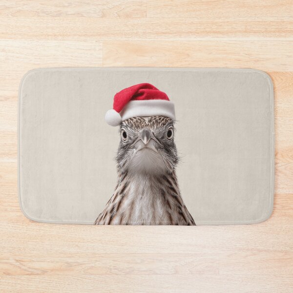 Item preview, Christmas Roadrunner bird with Santa Hat designed and sold by LazyOwlStore.