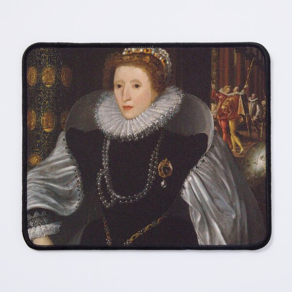 Item preview, Queen Elizabeth I of England and Britain vintage portrait designed and sold by Vintage Designs +.