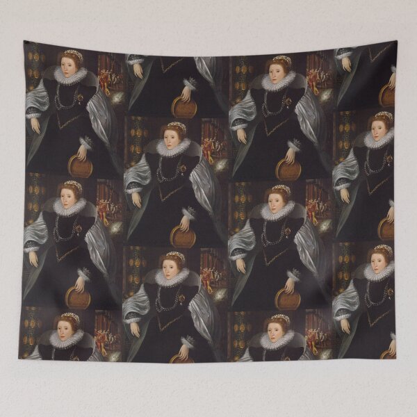 Item preview, Queen Elizabeth I of England and Britain vintage portrait designed and sold by Vintage Designs +.