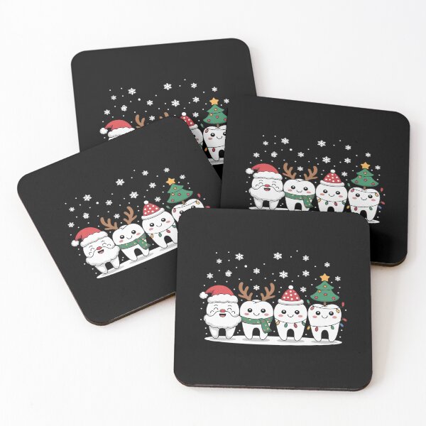 Item preview, Cute Christmas Dental Tooth Characters Fun Holiday Dentist designed and sold by NeomiStoreSS.