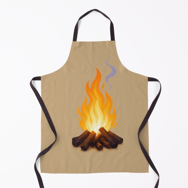 Item preview, Cozy Campfire Flame Outdoor Adventure Minimalist Fire Design designed and sold by BROHLine Studio.