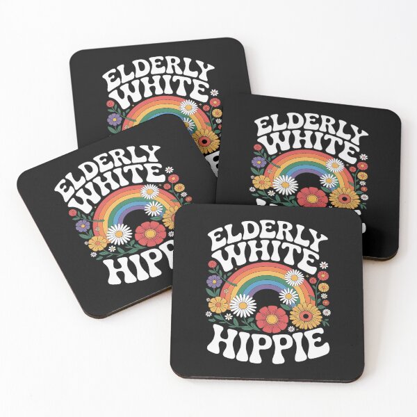 Item preview, Elderly White Hippie Funny Saying designed and sold by HaileyRobel.