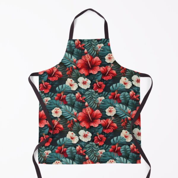 Item preview, #12 Floral Pattern. Hibiscus flowers illustration pattern designed and sold by Fleurseam-art.
